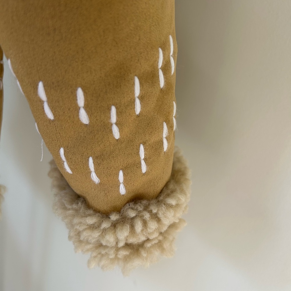 NWT $298 Driftwood Sundance Faux Suede Embroidered Coat S/M - Picture 8 of 8
